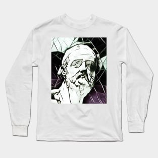 Polybius Black and White Portrait | Polybius Artwork 3 Long Sleeve T-Shirt